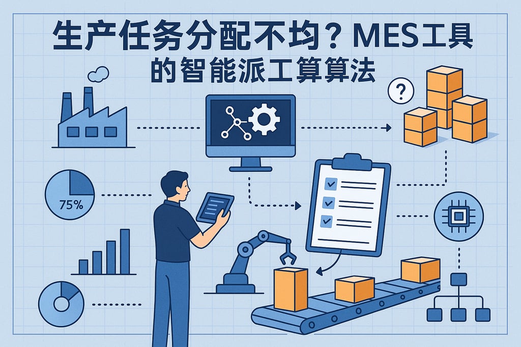 生产任务分配不均？MES工具的智能派工算法  